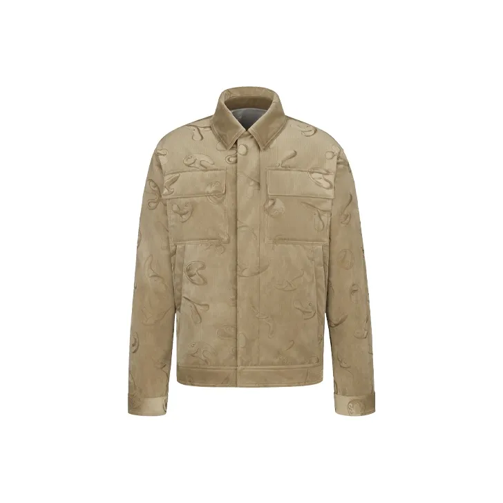 DIOR x KENNY SCHARF Dior Quarterly New Products FW21 Jackets Coats Men's Beige-0