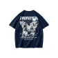 Navy Blue-White