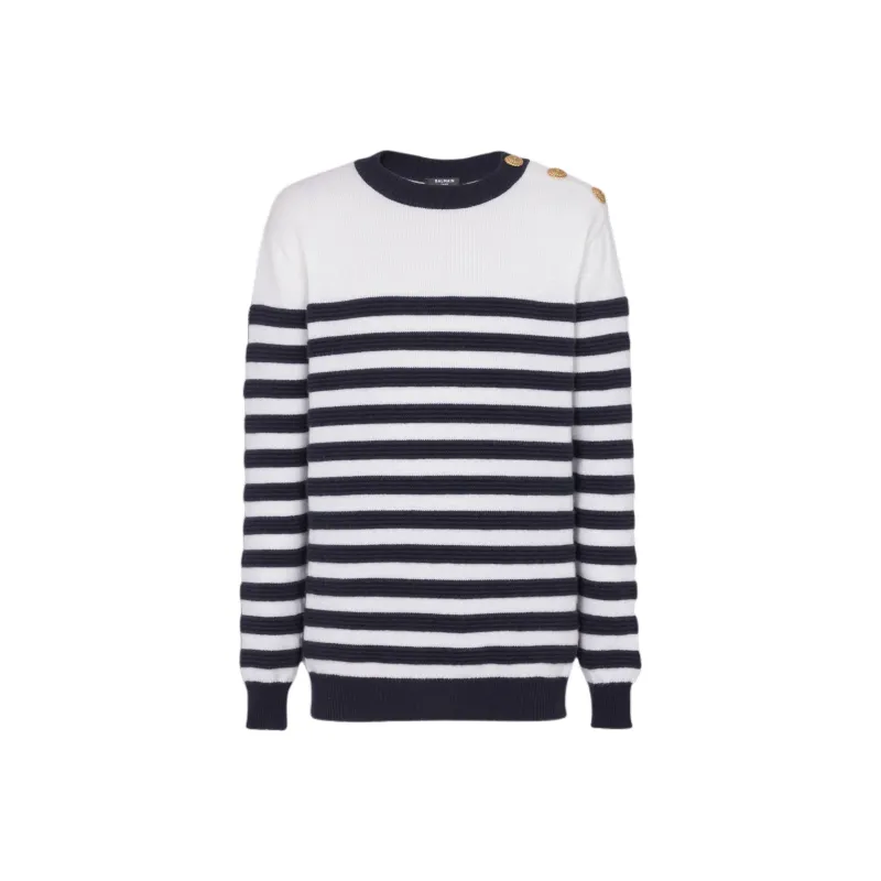 BALMAIN Striped Jumper-0