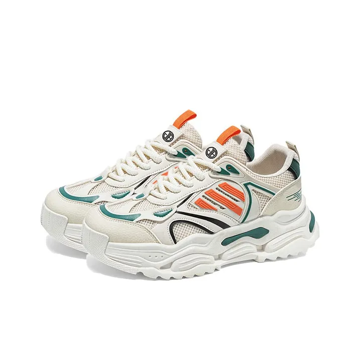 Yi Jiabao Wear resistant, Non slip And Breathable Low Top Chunky Sneakers Men's-2