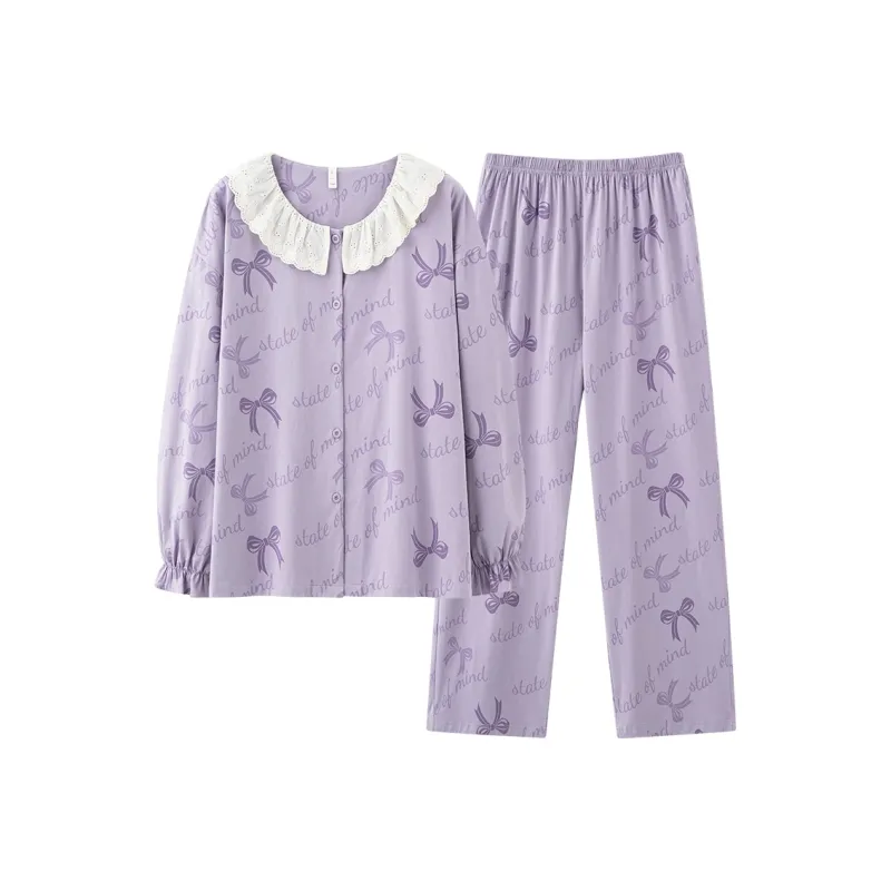 PBENO PD Pajama Set Women's Purple-0