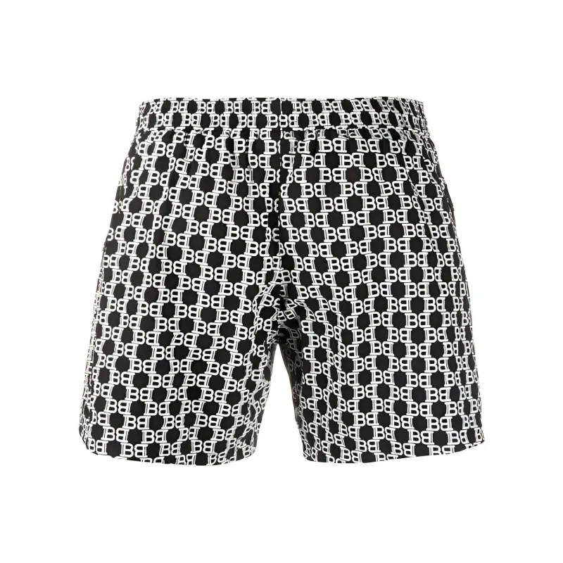BALMAIN Casual Shorts Men Black-1