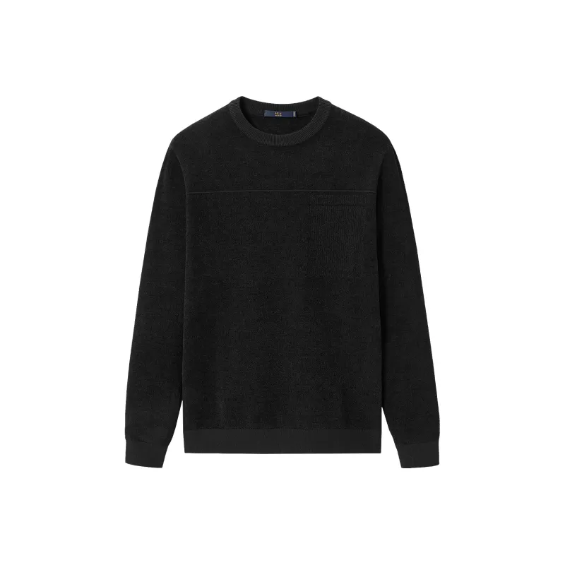 HLA Knitwear Men Black T4-0