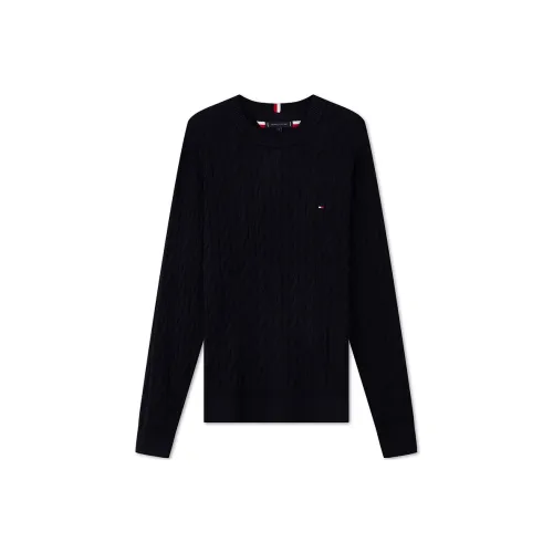 tommy Front Hilfiger Cable knit Crew neck Sweater
