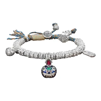 Silver Place 999 Fine Silver Pure Silver Bracelets Women's