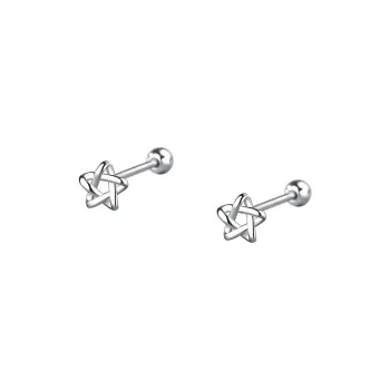 KiNGZiT Sterling Silver S999 Stud Earrings Women's