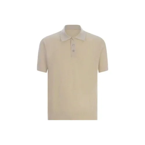 PAOLO PECORA MILANO Polo Shirt Men's Light Umber