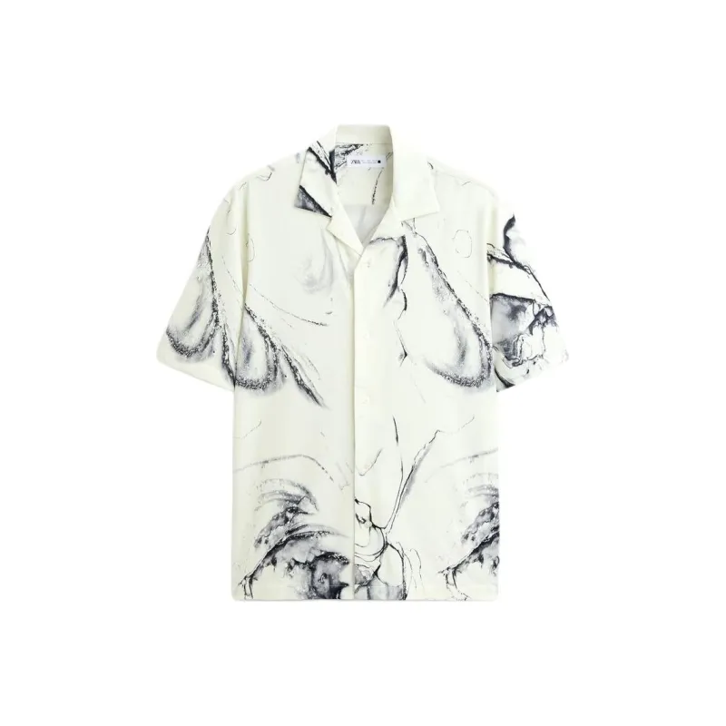 ZARA Shirts Men Print-0