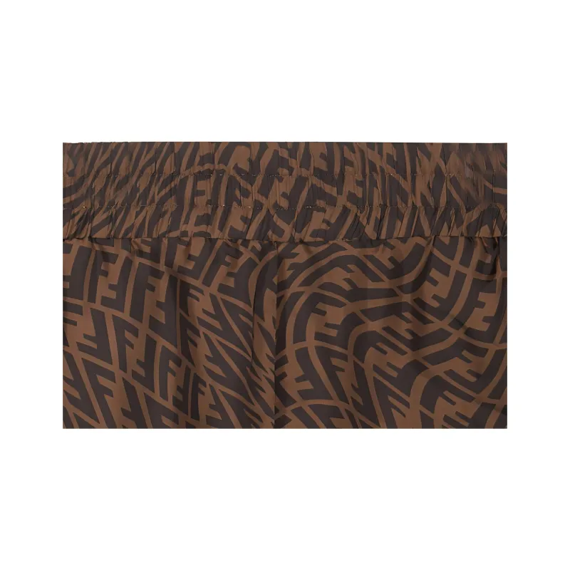 FENDI Silk Ff Vertigo Bermuda Shorts-4