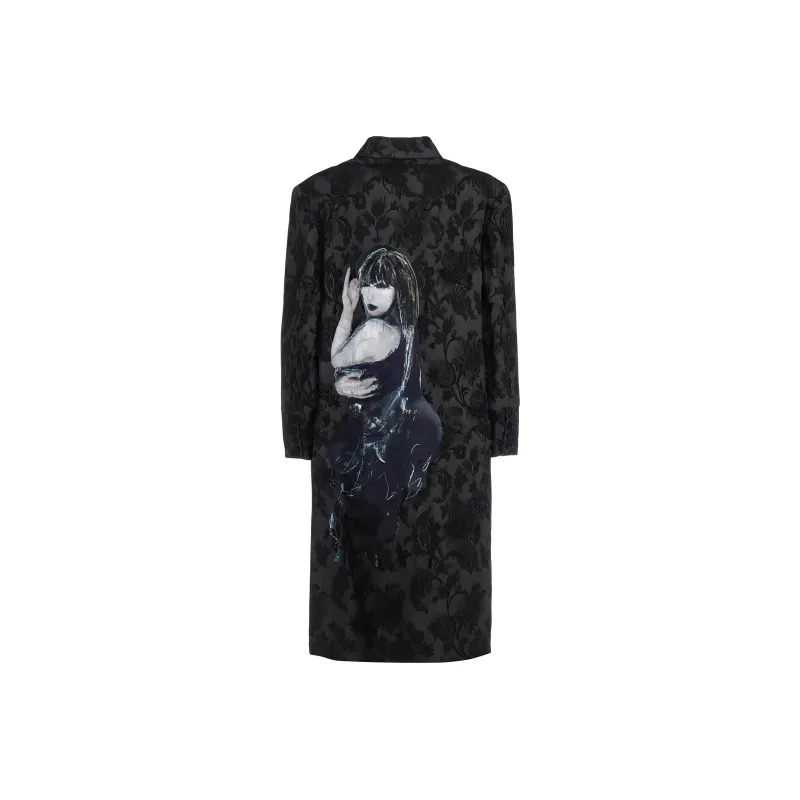 Yohji Yamamoto Coats Men's Dark Gray-1