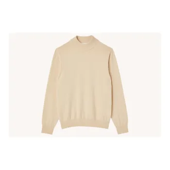 Sandro Cashmere Sweater Men's Milk White