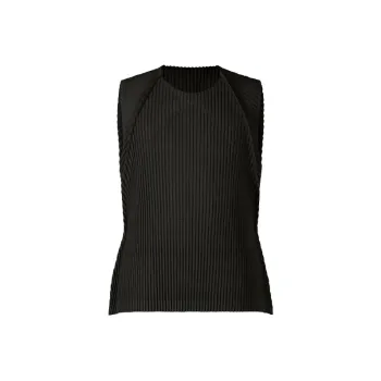 ISSEY MIYAKE Tank Tops Men Black