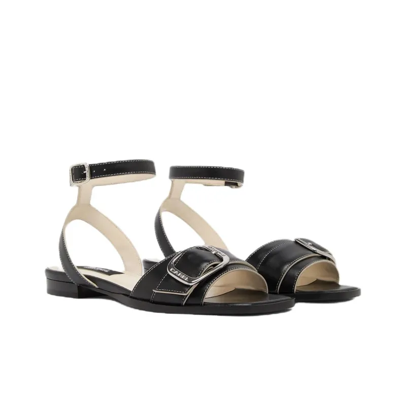 Carel Francoise One Strap Sandals Women's Black-2