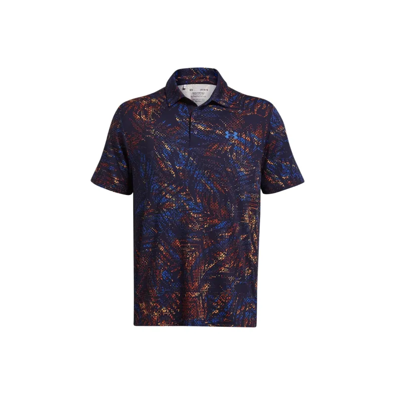 Under Armour Playoff 3.0 Men's UA Printed Polo Shirt Men's Blue-0