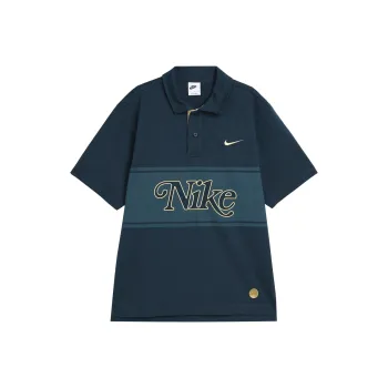 Nike Sportswear Polo Shirt Men's Military Arsenal Deep Sea Blue