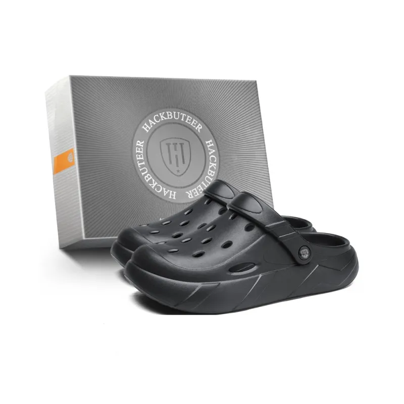 HACKBUTEER Closed Toe Slippers Unisex-0