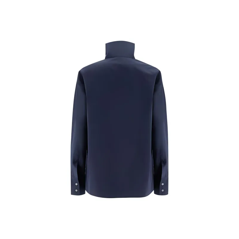 Fabiana Filippi Long Sleeved High Neck Blouse-1