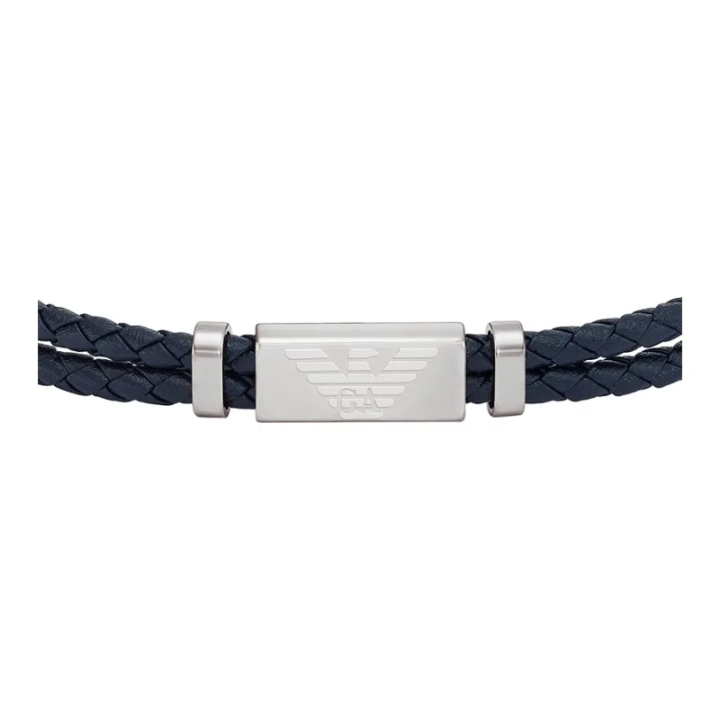 EMPORIO ARMANI Stainless Steel Bracelets Men's Black-2