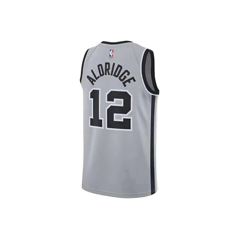 Nike Nike X NBA Basketball Jerseys Men's Gray-1