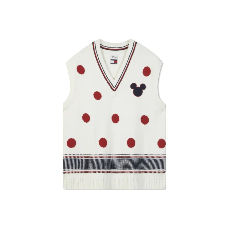 Disney X Tommy Hilfiger Tommy Hilfiger X DISNEY Co branded Series Sweaters Unisex White Print-0