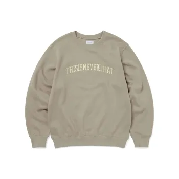 Thisisneverthat Sweatshirts Unisex Dark Beige