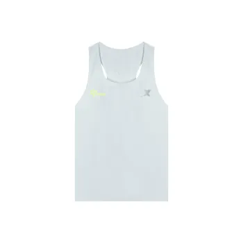 XTEP Tank Tops Men's Ice Pink Blue