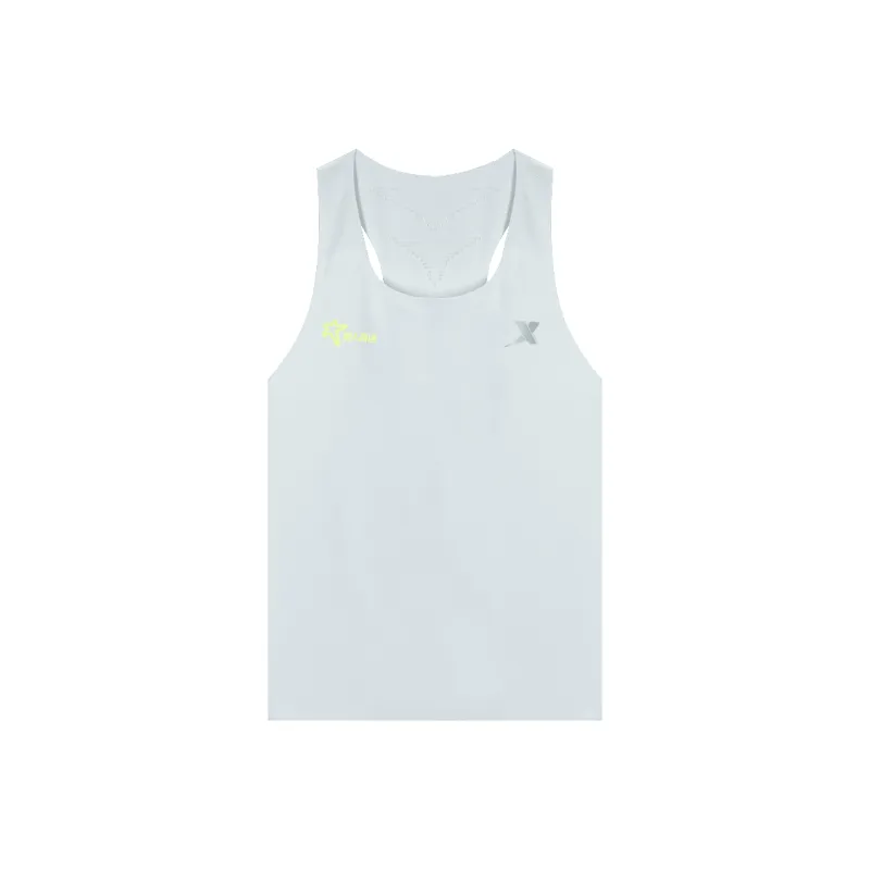 XTEP Tank Tops Men's Ice Pink Blue-0