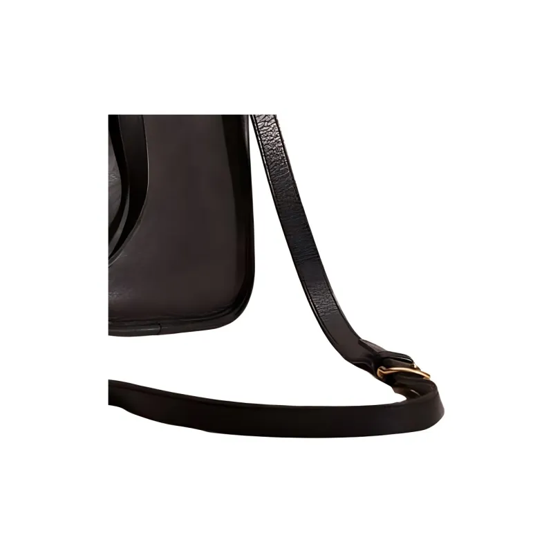 COACH Sidepack Leather Small Square Bag Shoulder Bag Crossbody Bag Small Size Women's Black-3