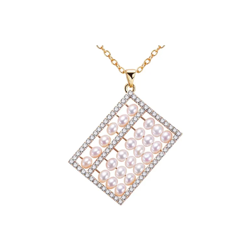 Andaozi Pearl Necklaces Women's-1