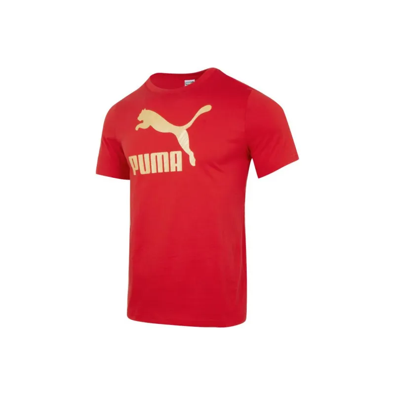 PUMA Set-in Sleeve T-Shirt Unisex Red-0