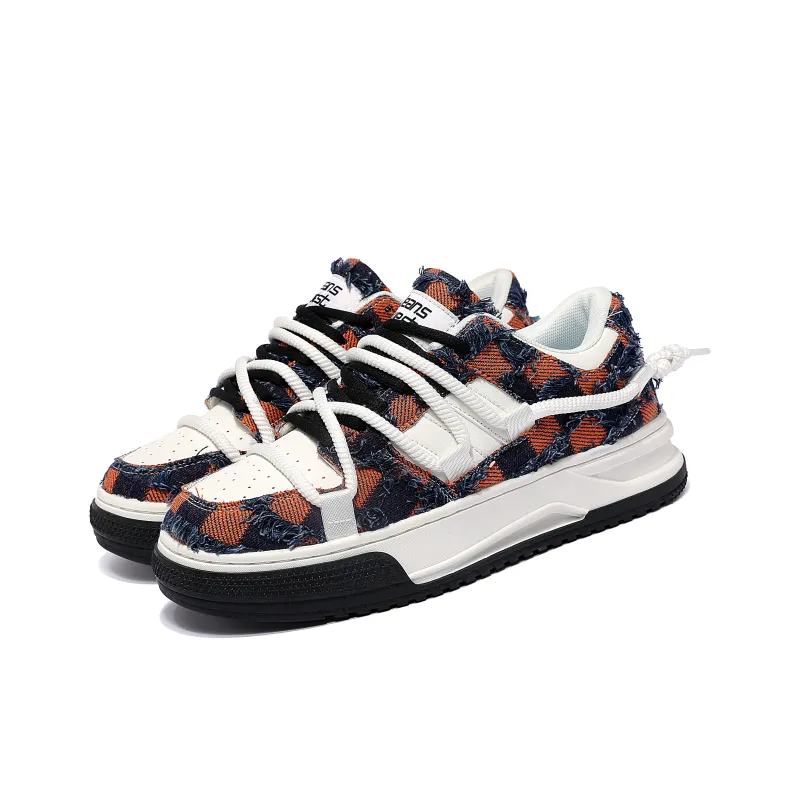 JEANSWEST Creative Workshop Slip Resistant, Abrasion Resistant, Breathable Low Top Skateboard Shoes Unisex-15