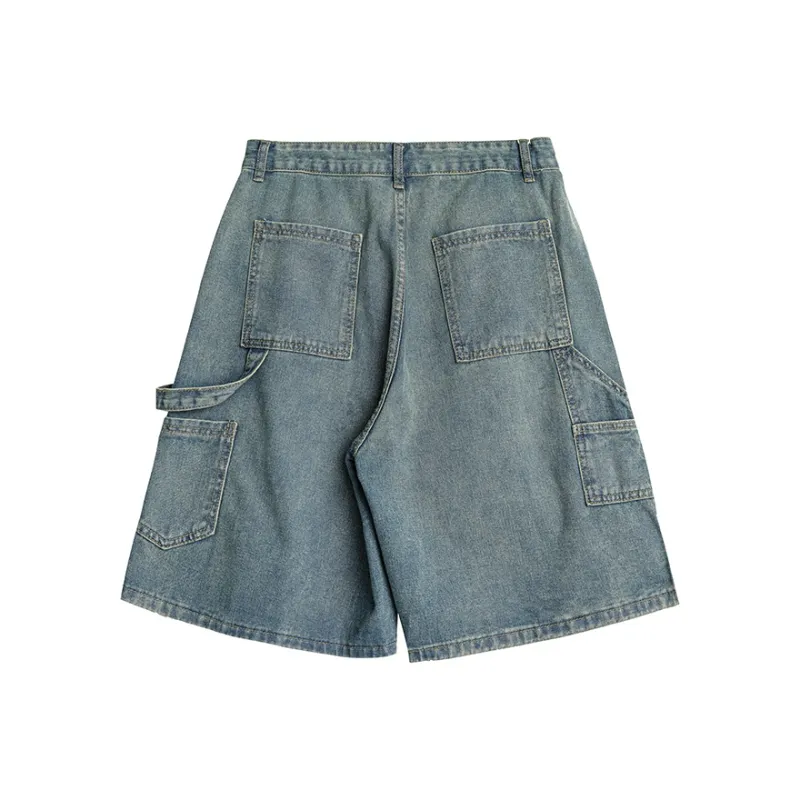 UF9193 Denim Shorts Men-3