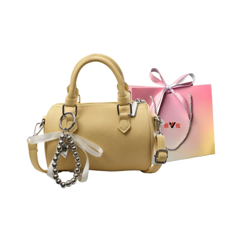 Yalu PU Cylinder Bag, One Shoulder Handbag Women's Multicolor-14