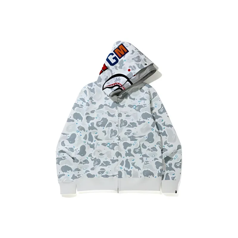 Bape Space Camo Shark Wgm Full Zip Hoodie-2