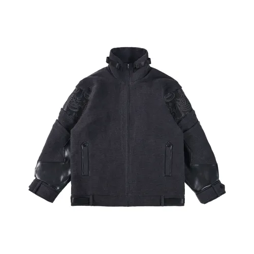 WOOKONG Loose Fit Jacket Men's Black