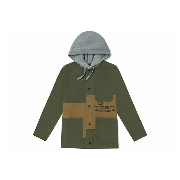 Vans Jackets Men Army Green-0