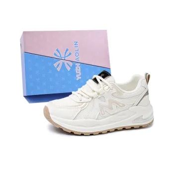 YUZHAOLIN Anti Slip And Wear Resistant Height Increasing Low Top Chunky Sneakers Women's