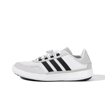 Adidas ROAMBOAT Cushioning Slip Resistant Low Top Running Shoes Unisex White Black