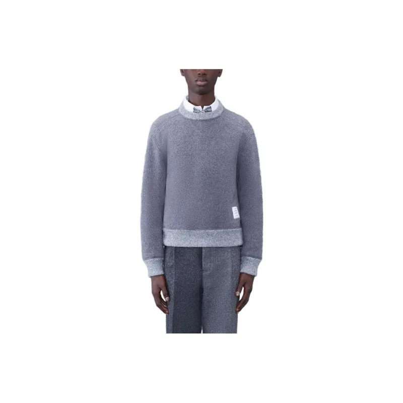 THOM BROWNE Crewneck Knitted Jumper-0
