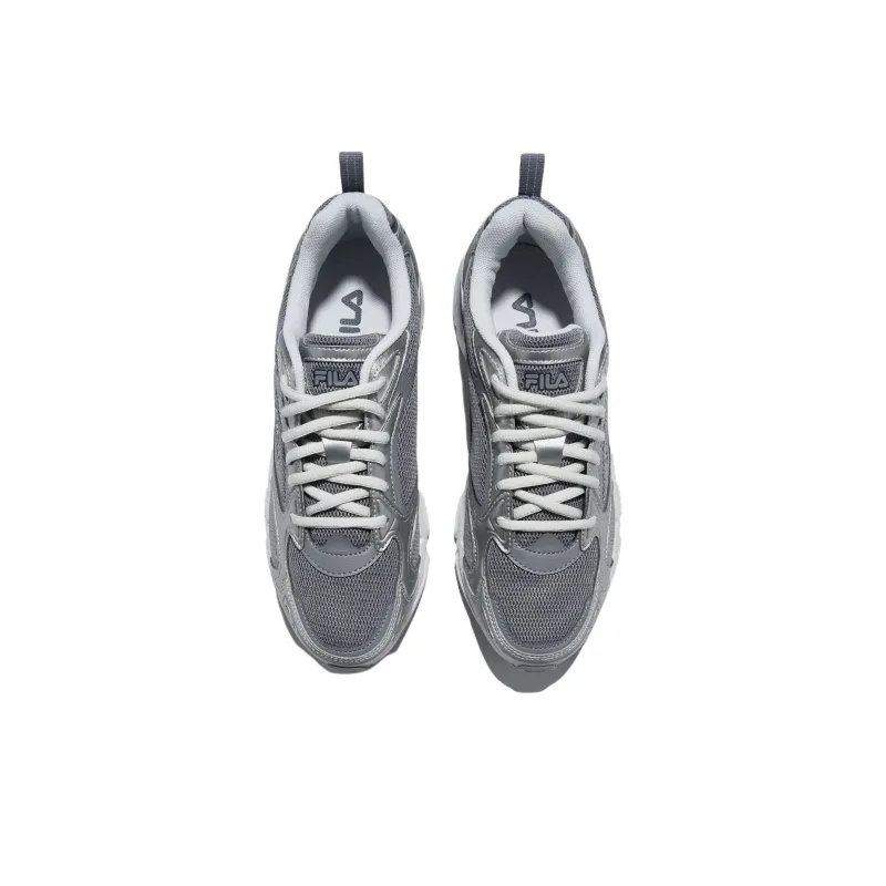 FILA Memory Decimus V3 Anti Slip Wear Resistant Low Top Casual Shoes Unisex Gray-3
