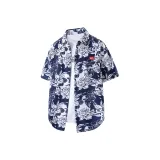 Navy Blue Flower