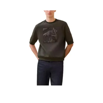 HERMES T Shirts Men Gray