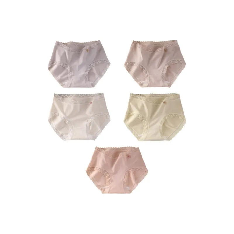 PLANDOO Underpants Women's 5 Pack-12