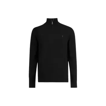 ALLSAINTS Kilburn Knitted Half-zip Jumper