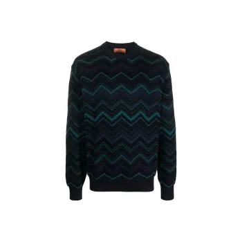 MISSONI Zig zag Pattern Cotton blend Jumper
