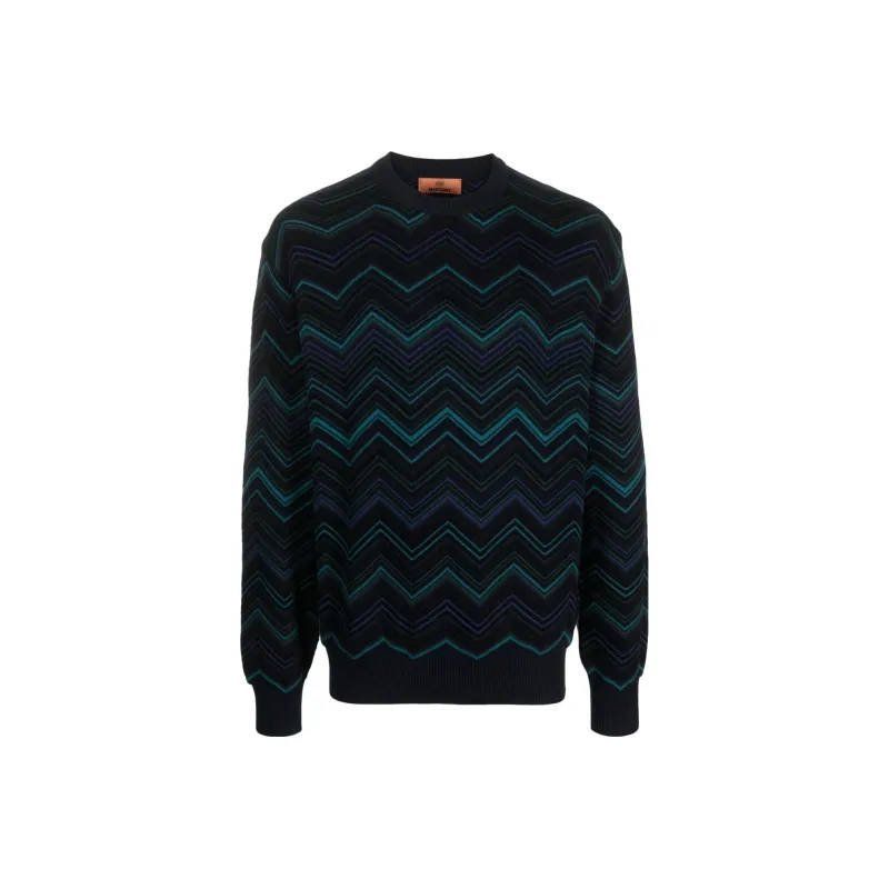 MISSONI Zig zag Pattern Cotton blend Jumper-0