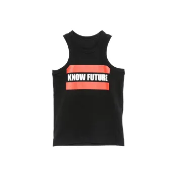 Sacai Graphic print Ribbed knit Tank Top