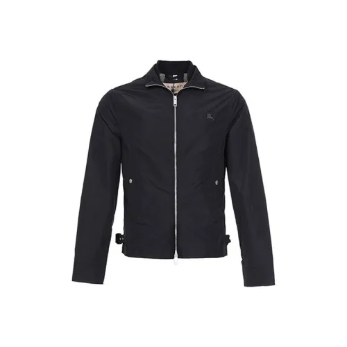 burberry pocket Men's Britain Windbreaker Jacket Black