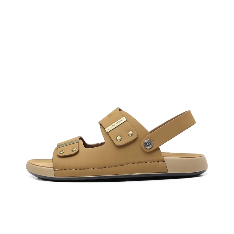 PEHL Beach Sandals Men Black/Yellow-5
