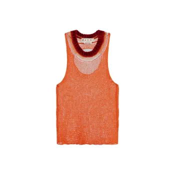 MARNI Tank Tops Men Orange